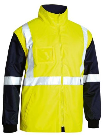 Picture of Bisley Taped Hi Vis 5 In 1 Rain Jacket